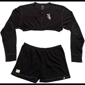 Comfy Black ‘White Sox’ Set 🤍